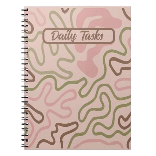Carnet de tâches quotidiennes (Devant)