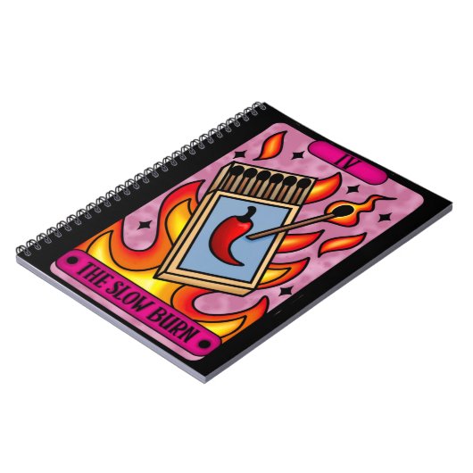 Carnet de Tarot à combustion lente (Côté gauche)