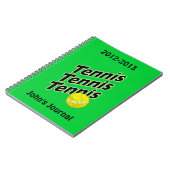 Carnet de tennis (Côté gauche)