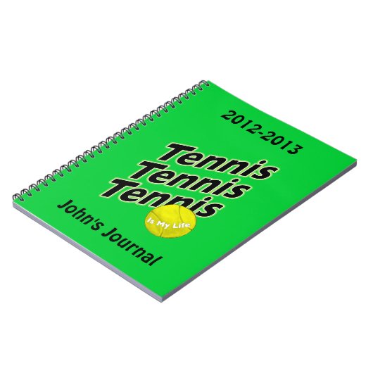 Carnet de tennis (Côté gauche)