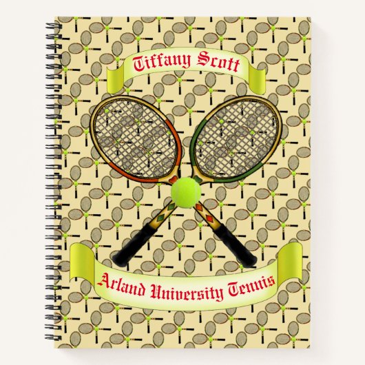 Carnet de tennis (Devant)