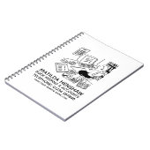 Carnet de tenue de livres et de comptes (Côté gauche)