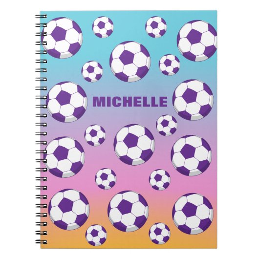 Carnet de terrain de football personnalisé (Devant)