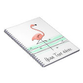 carnet de texte Flamant rose (Côté Droit)