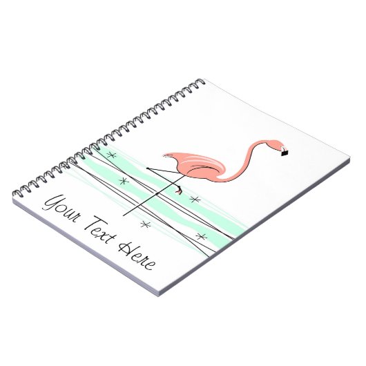 carnet de texte Flamant rose (Côté gauche)