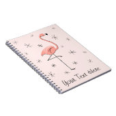 carnet de texte rose Flamant rose (Côté Droit)