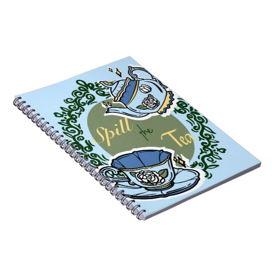 Carnet de thé bleu (Côté Droit)