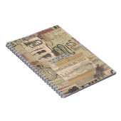 carnet de thème de musique de motif de note de (Côté Droit)