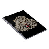 Carnet de tigre noir et doré (Côté Droit)