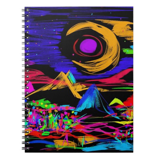 Carnet de tourbillon de montagne du soir (Devant)