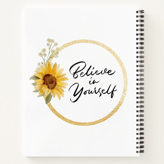 carnet de tournesol (Dos)