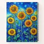 Carnet de tournesol et journaux (Dos)