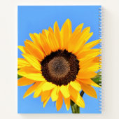Carnet de tournesol jaune (Dos)