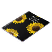 Carnet de tournesol pour photos (Côté gauche)