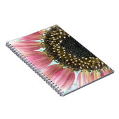 Carnet de tournesol rose (Côté Droit)