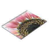 Carnet de tournesol rose (Côté gauche)