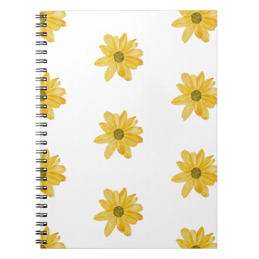 Carnet de tournesol spiral (Devant)