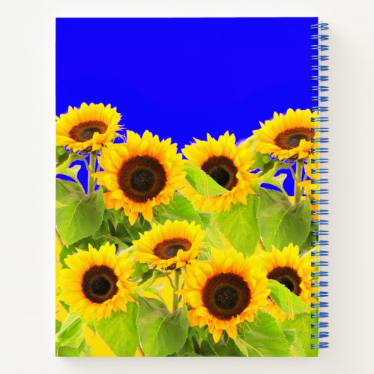 Carnet de tournesols (Dos)