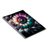 Carnet de tournesols colorés (Côté Droit)