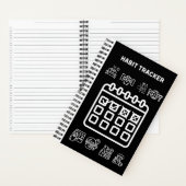 CARNET DE TRACKER HABIT NOIR (À l'intérieur)