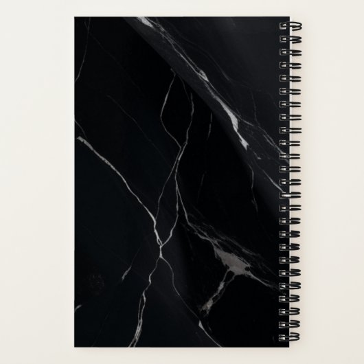 CARNET DE TRACKER MOTS DE PASSE NOIRS (Verso)