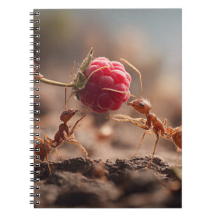 Carnet de travail d'équipe pour Ants Raspberry