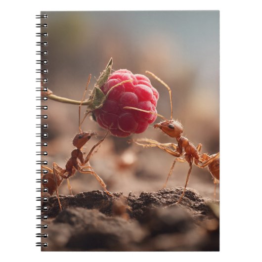 Carnet de travail d'équipe pour Ants Raspberry (Devant)