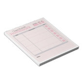 carnet de travail personnel personnalisé (Incliné)