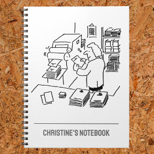 Carnet de travailleuse d'impression féminine