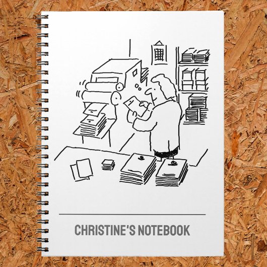 Carnet de travailleuse d'impression féminine