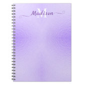 Carnet de typographie violet (Devant)