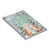 carnet de vacances de nouvelle année de renard de (Côté Droit)