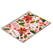 Carnet de vacances d'hiver Poinsettia (Côté gauche)