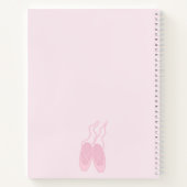 Carnet de vêtements de ballet - Arrière - plan ros (Dos)