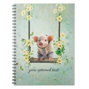Carnet de vigne à fleurs à porcelet