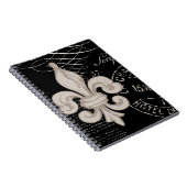 Carnet de Vintage Fleur de Lis… (Côté Droit)