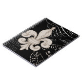 Carnet de Vintage Fleur de Lis… (Côté gauche)