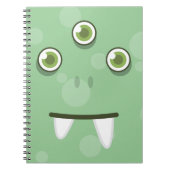Carnet de visage de Monster Vert (Devant)