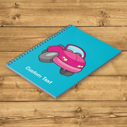 Carnet de voiture Cartoon rose