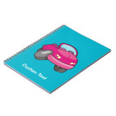 Carnet de voiture Cartoon rose (Côté gauche)