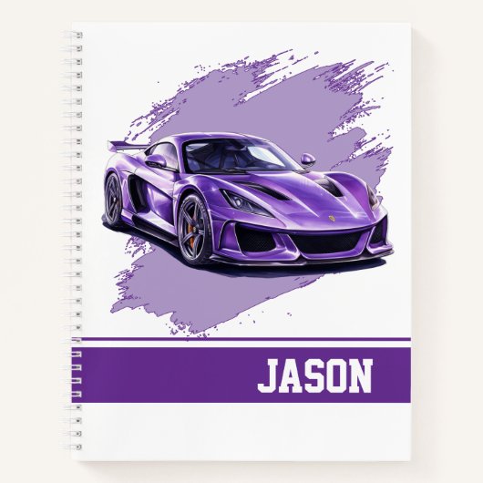 Carnet de voiture de sport (Devant)