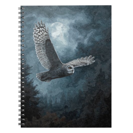 Carnet de vol Owl Moonlit (Devant)