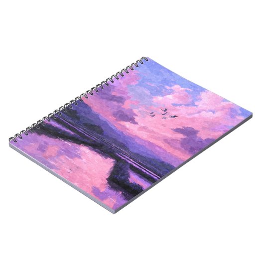 Carnet de vol Violet Sunset (Côté gauche)