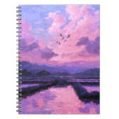 Carnet de vol Violet Sunset (Devant)
