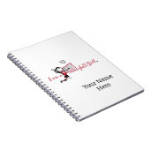 Carnet de volley-ball féminin mignon (Côté Droit)