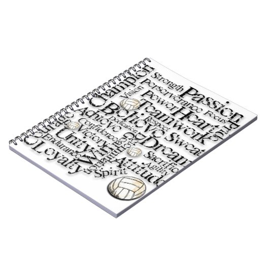 Carnet de volleyball (Côté gauche)