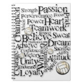 Carnet de volleyball (Devant)