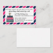 Carnet de voyage à la place de la carte Insérer Ma (Devant / Derrière)