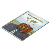 carnet de voyage (personnalisable) (Côté gauche)