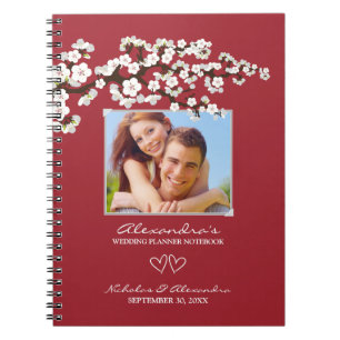 Carnet de Wedding planner Cerry Blossoms (aqua)